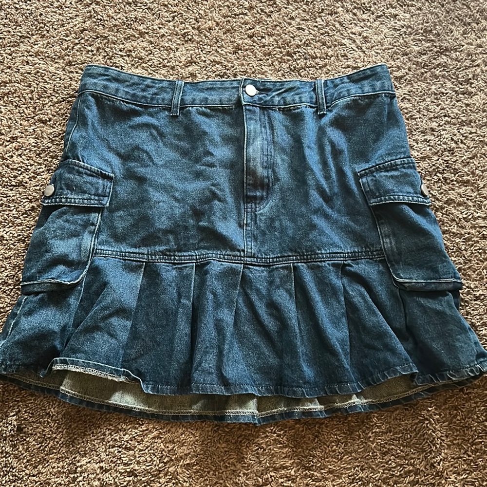2xl denim skirt